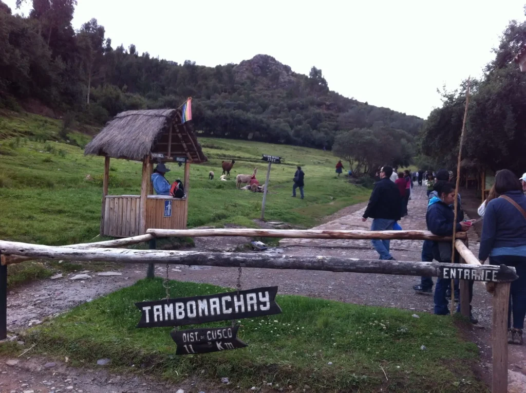 Entrance to Tambomachay Cusco