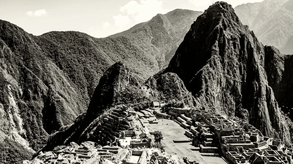 Historic sanctuary of Machu Picchu, an ancient Inca citadel