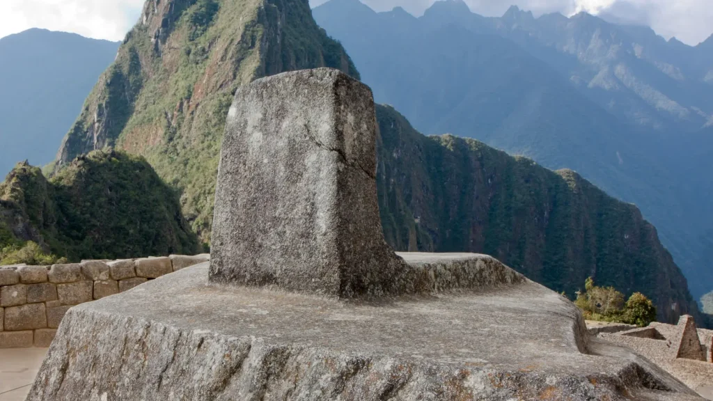 Intihuatana Stone at Machu Picchu