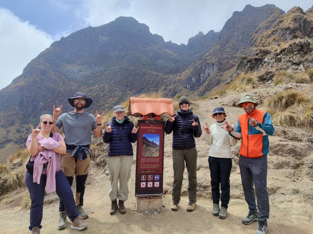 Warmiwañusca, also known as the “Dead Woman's Pass,” reaches an elevation of 4,215 meters above sea level